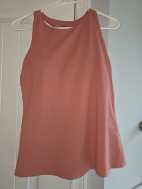 Old Navy- Active Powersoft Salmon Racerback Tank- Built In Bra- Size L